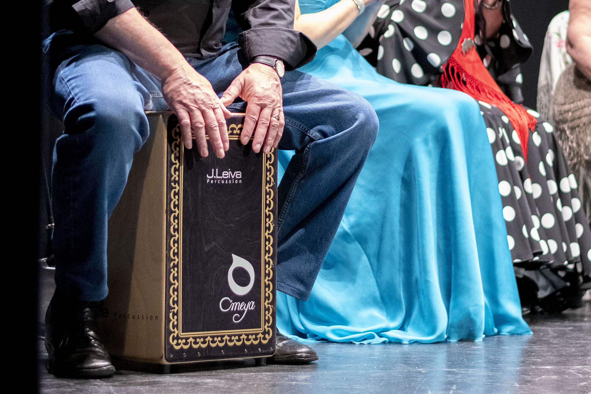 Cajon Flamenco. Extracto del espectaculo de la Asociación ProDefensa de la Copla Andaluza