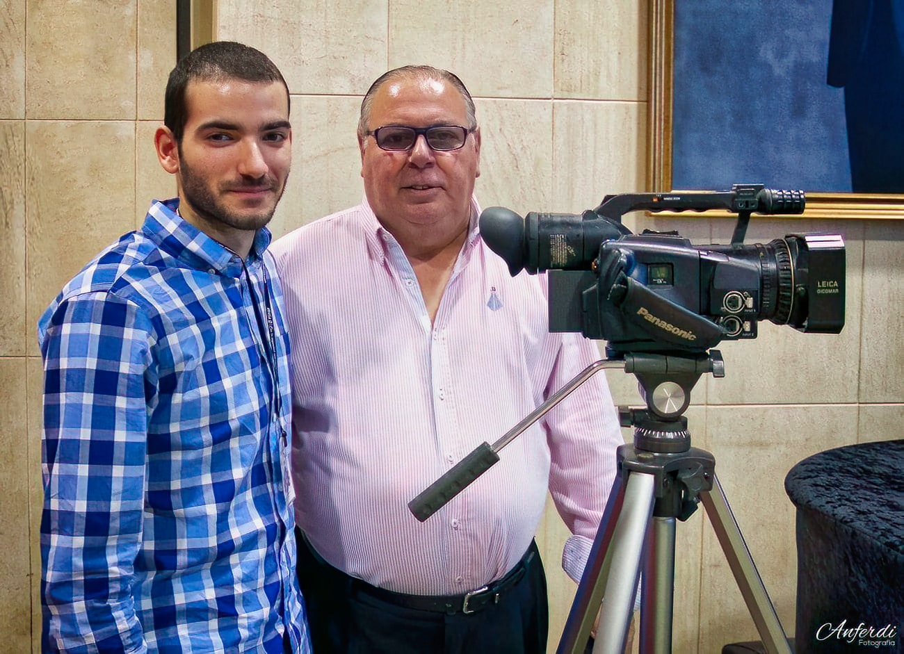 Carlos Valera Real junto a Antonio Fernández