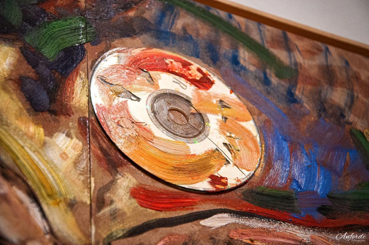 Pieza de arte realizada por el pintor Laudelino Díaz Pino